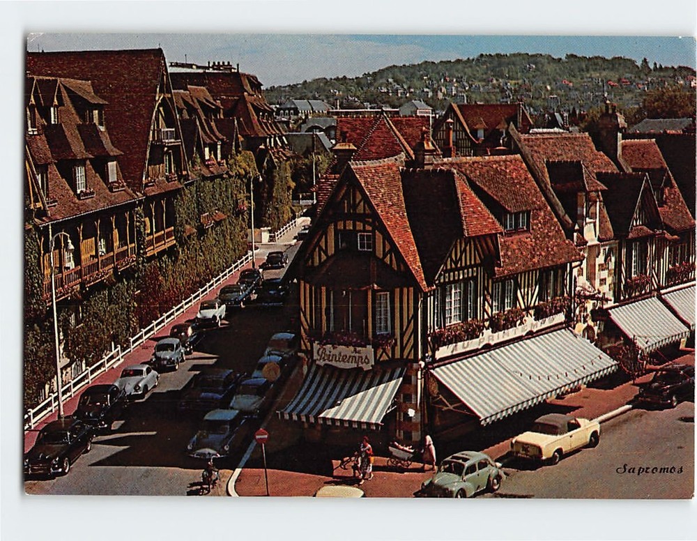 Postcard Normandy Hotel Et Les Magasins Du Printemps, Deauville, France