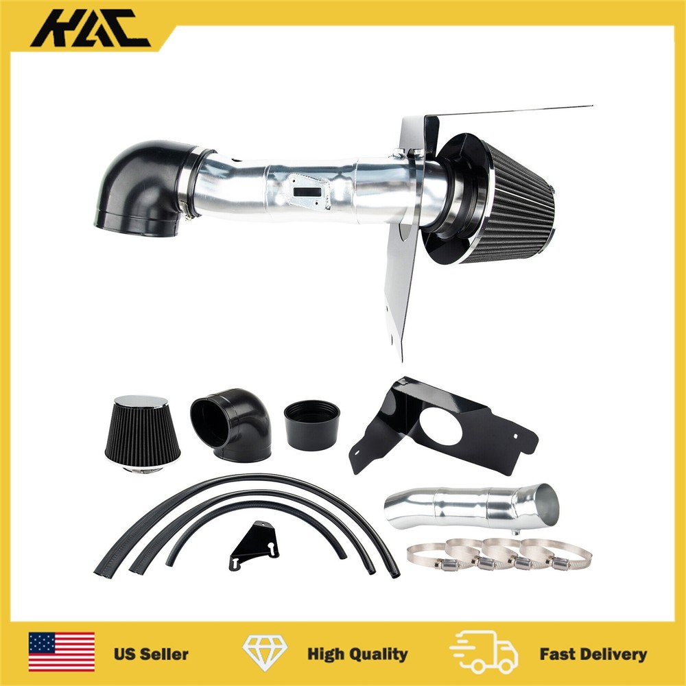 Cold Air Intake System w/ Heat Shield + Black Filter For Ford Mustang 2005-2009