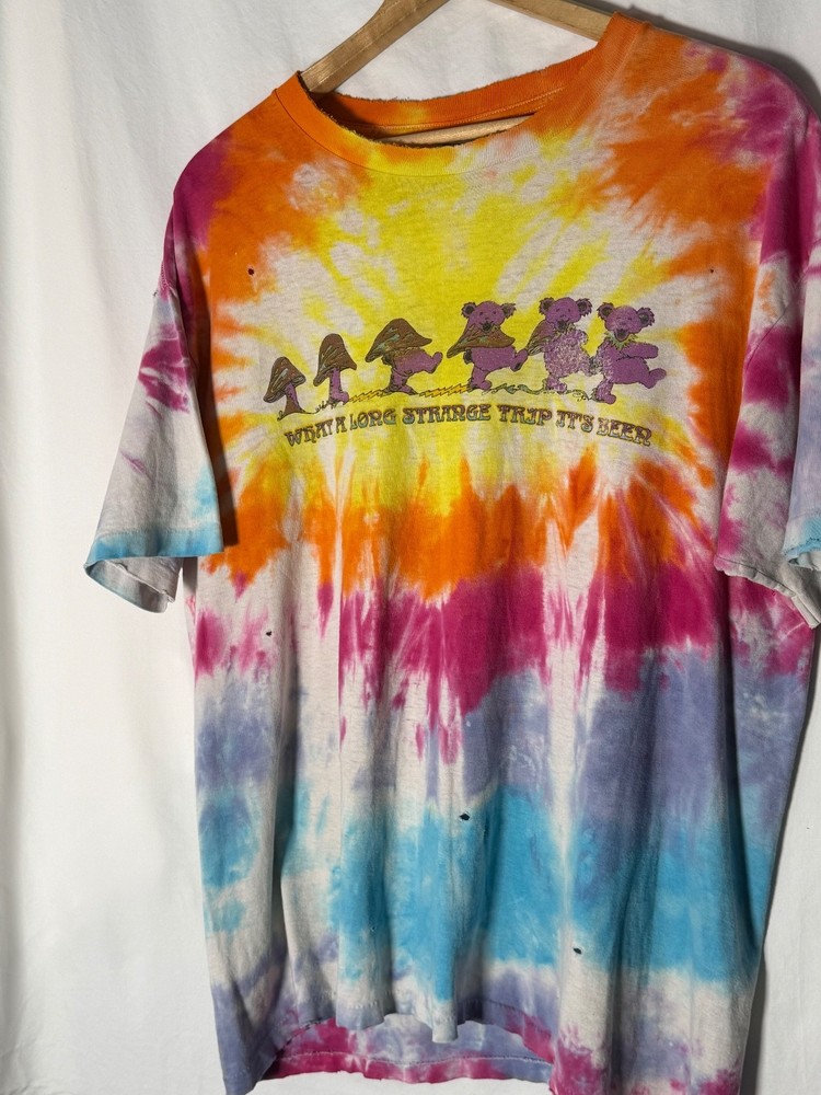 Vintage Grateful Dead Tye-dye Strange Trip T-Shirt