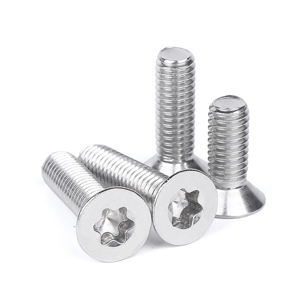 M2 Tamper Torx Flat Head Security Machine Screws 304 Stainless Steel Bolts
