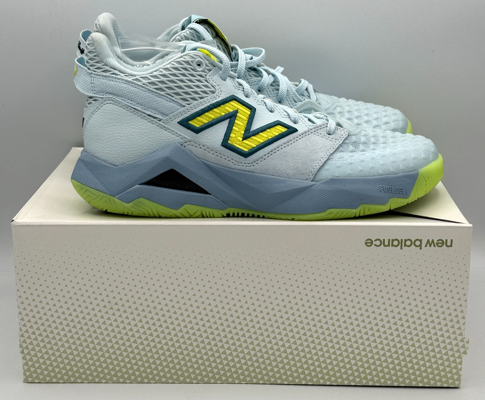 New Balance CG2 Shoes Womens Size 9.5 B Blue Yellow Tennis Coco Gauff WCHCOCU2