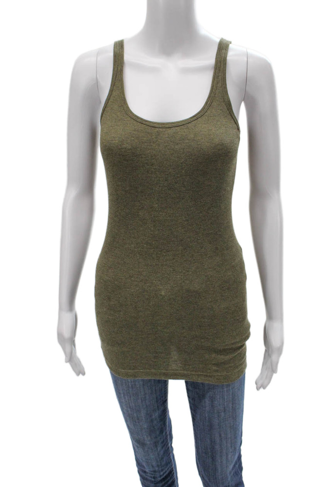 Vince Mens Tank Top Scoop Neck Sleeveless Beige 100% Polyamide Size MFree Shipping in US $100+ Orders | $6.95 Orders Below