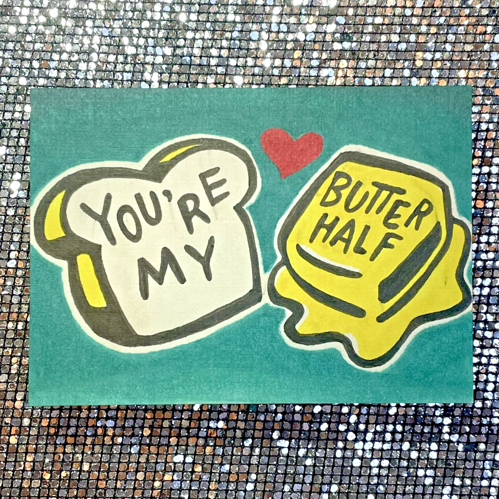 ACEO Original Drawing | Austin Series [1 of 3] | Butter Half | made.by.jess