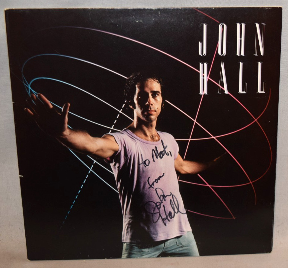 1978 -JOHN HALL- Signed/Autograph/Auto Vinyl LP Record Album - Self-Titled