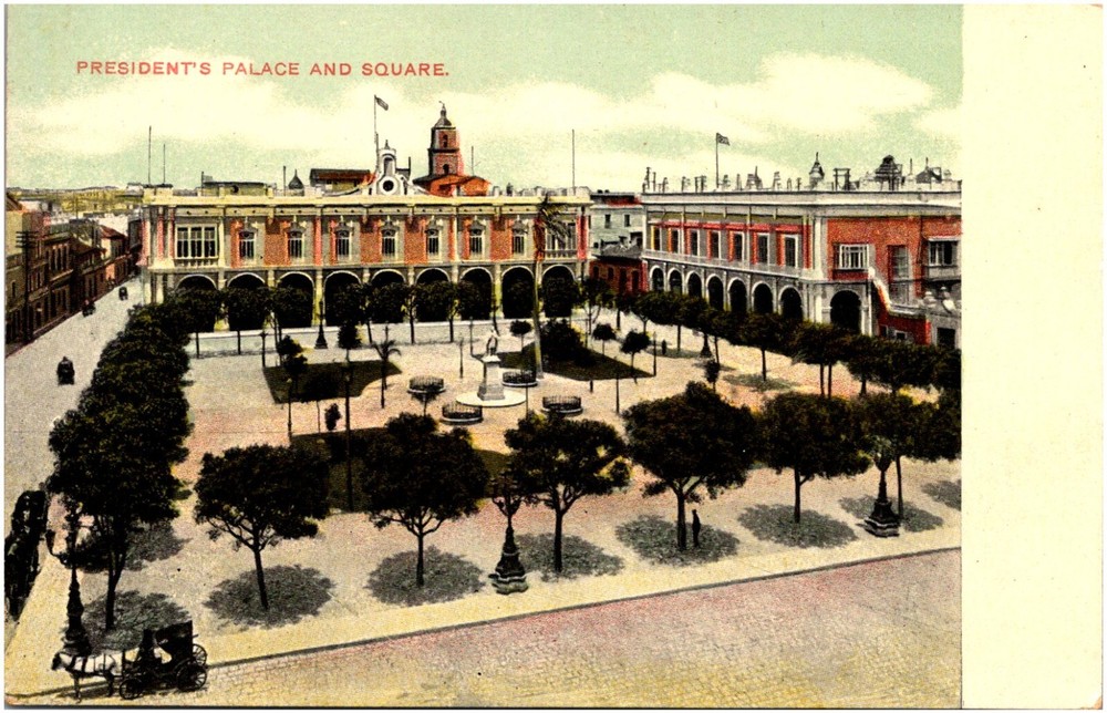 President's Palace and Plaza de Armas Havana Cuba 1900s Postcard UDB