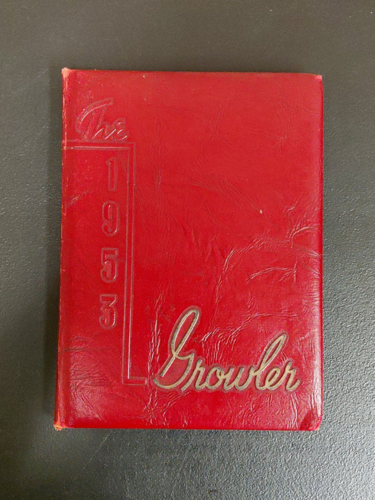 1953 Thomasville High School  'The Growler' Yearbook Vintage