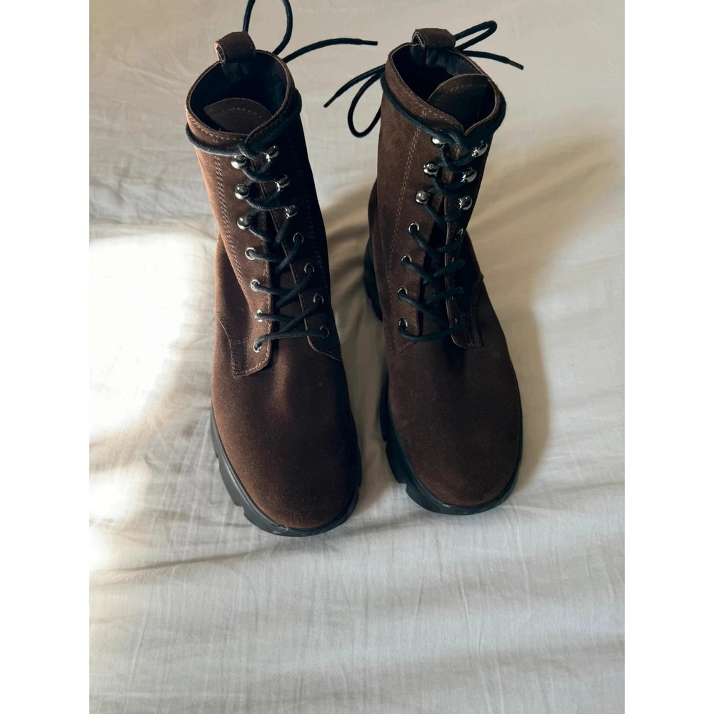 Giuseppe Zanotti Brown Suede Redvige Lined Boots 42 IT / UK 8