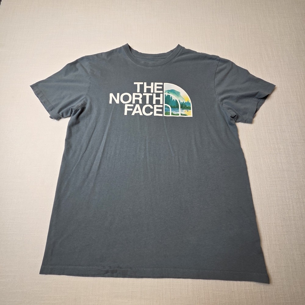 The North Face Men's Half Dome SS Tee Large color Goblin Blue