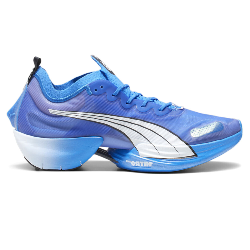 Puma FastR Nitro Elite Running  Mens Blue, Red Sneakers Athletic Shoes 19533608