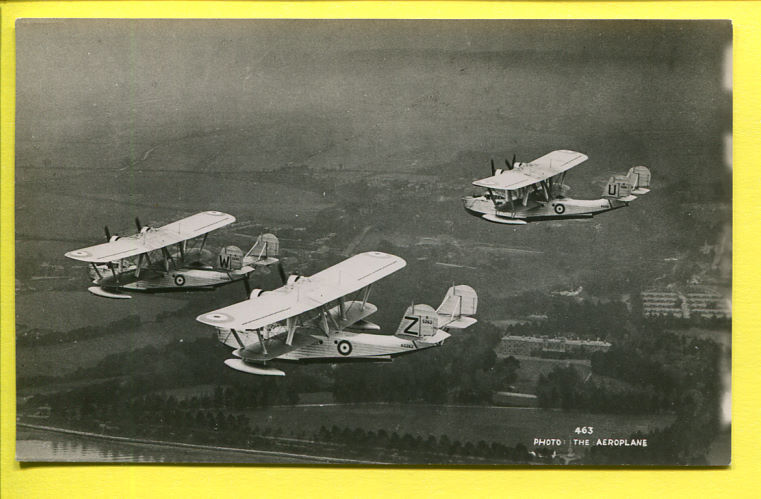 1930s RAF Saro London Flying Boat Photo by Real Photographs Co Ltd
