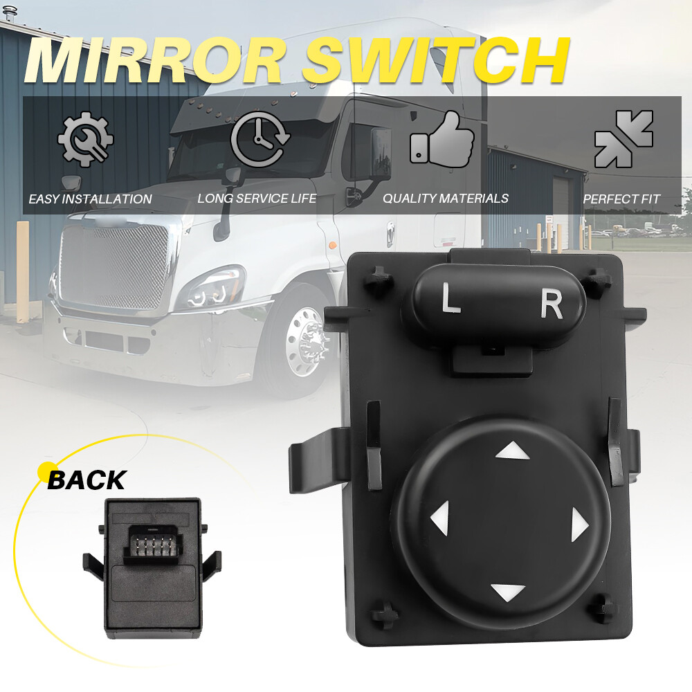 Front Left Power Side Mirror Control Switch For 08-17 Freightliner Cascadia M