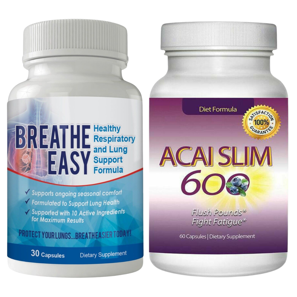 Supports Health Respiratory System & Acai Slim Berry Weight Loss Supplement-image