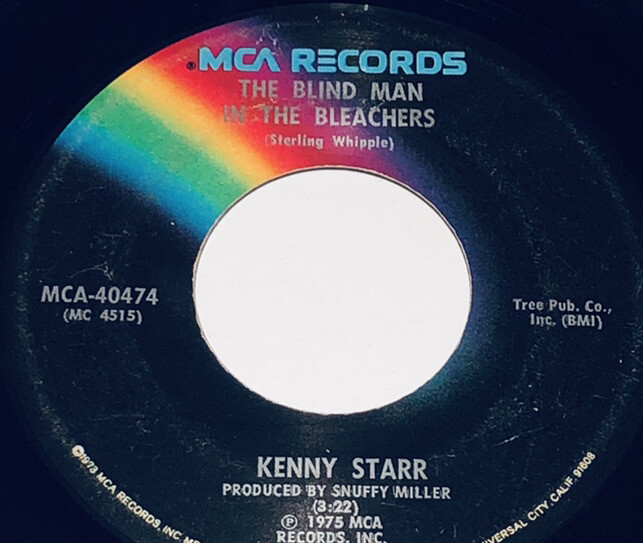 Kenny Starr Blind Man In The Bleachers / Texas Proud 45rpm 23A23