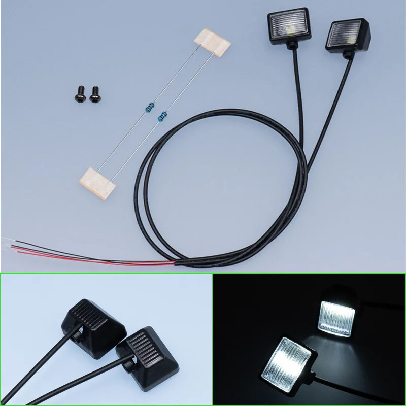 LED Spotlight Engineering Lights for 1/14 Tamiya RC Truck SCANIA 770S R620 Car