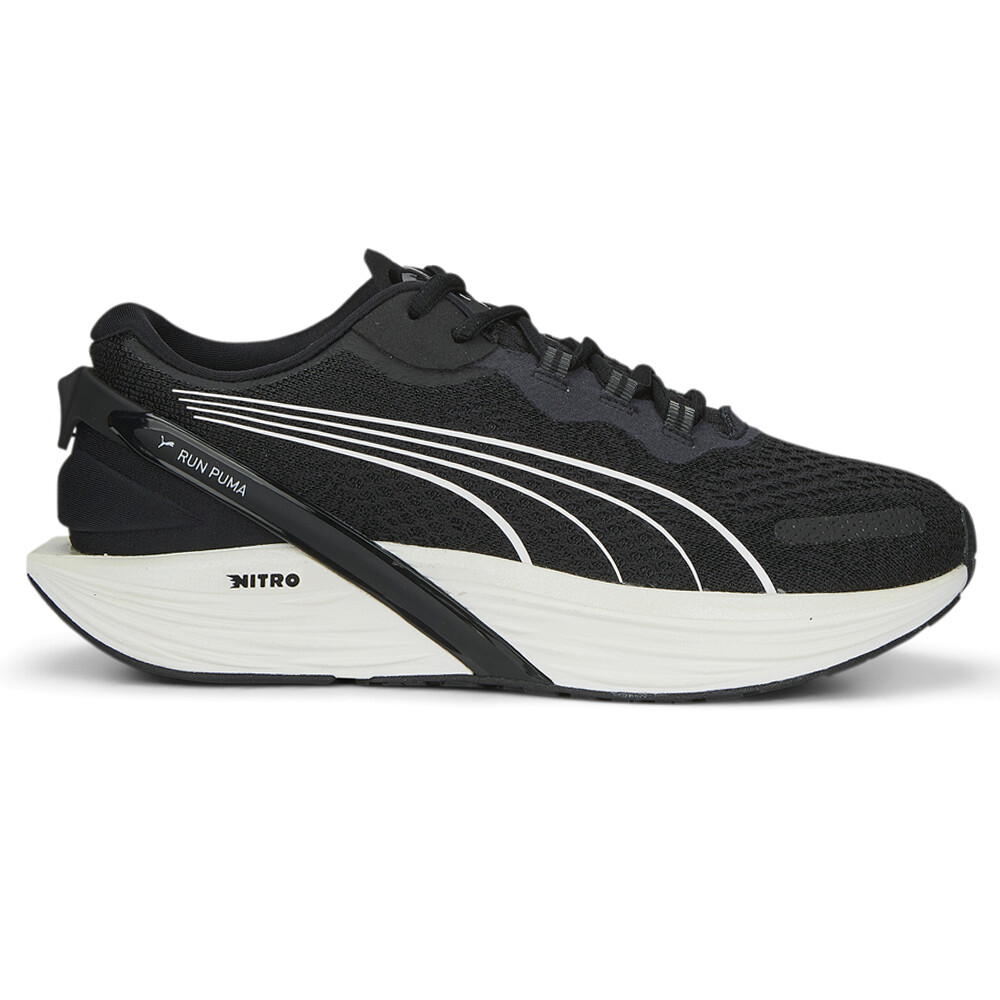 Puma Run Xx Nitro Nova Shine Running  Womens Black Sneakers Athletic Shoes 37783