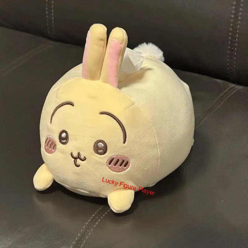 Anime Chiikawa Usagi 22cm Plush Tissue Box Prop Plush Toilet Paper Box Cover