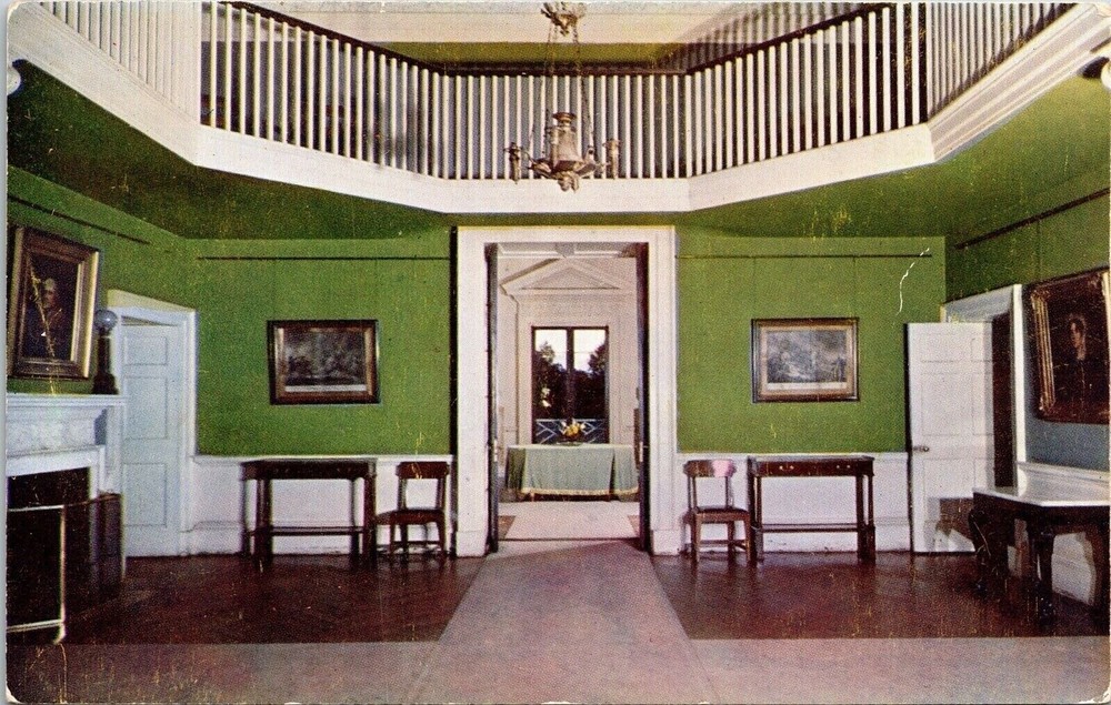Monticello Home Thomas Jefferson Charlottesville Virginia VA Postcard UNP VTG