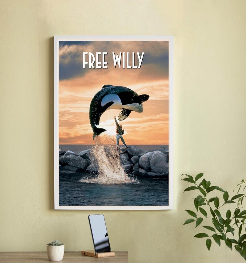 Free Willy Movie Poster - High Quality Wall Art for Home Decor