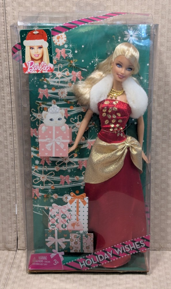 2009 Mattel Barbie HOLIDAY WISHES #R6589 Some Box Damage-NIB