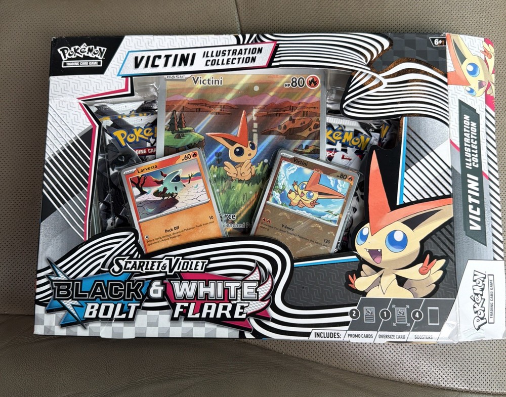 Pokemon Black Bolt/White Flare Unova SV10.5 Victini Illustration Collection