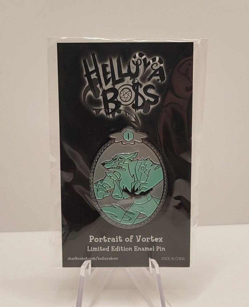 Helluva Boss Portrait of Vortex Limited Edition Enamel Pin Vivziepop Tex