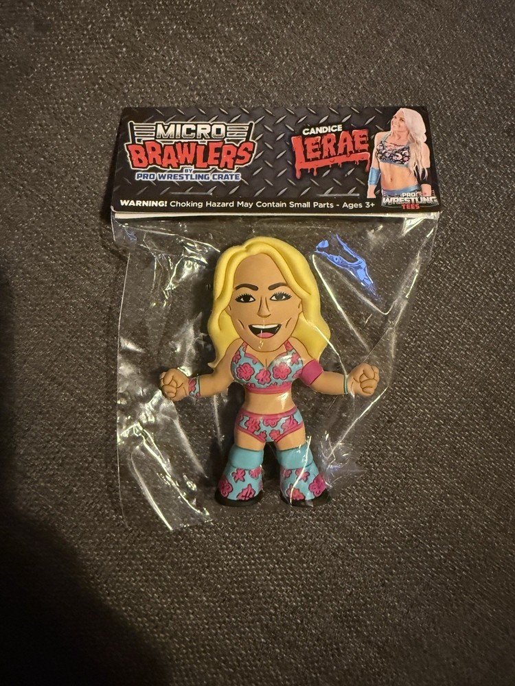 NEW Candice LeRae Micro Brawlers Figure Pro Wrestling Crate Exclusive WWE NXT
