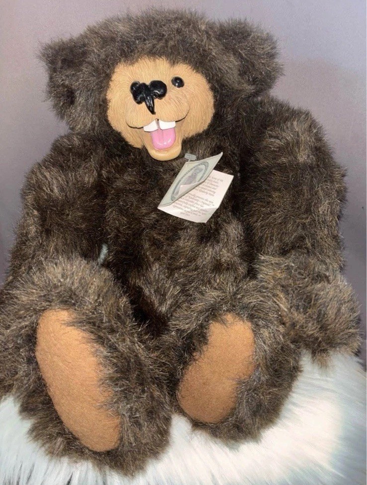 Kimbearly's Originals Plush Jointed Vintage Bear With Tags