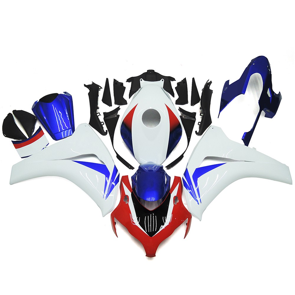 Injection Red Blue White Fairings Kit for Honda 2008-2011 CBR1000RR 09 Bodywork