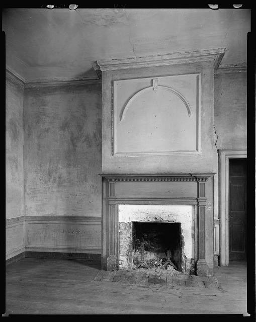 Photo:Oakridge Bowling Green Virginia 1935 Interior Fireplace Mantel Room