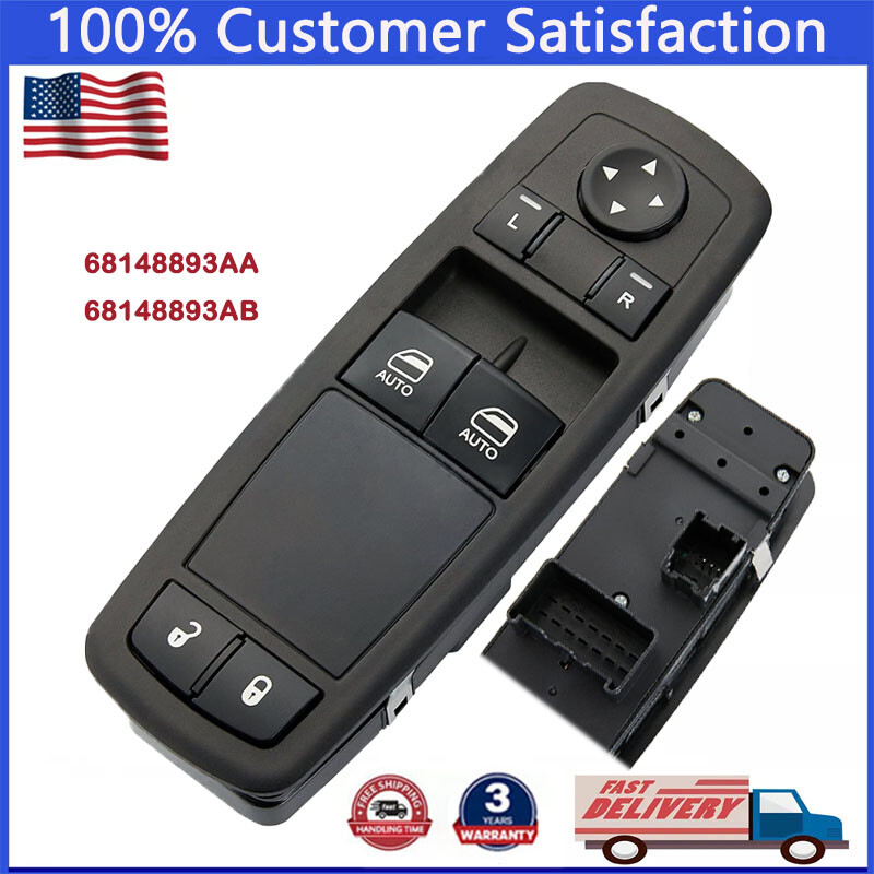 Front Left Driver Side Power Window Switch For 2013-2022 Ram 2500 3500 4500 5500