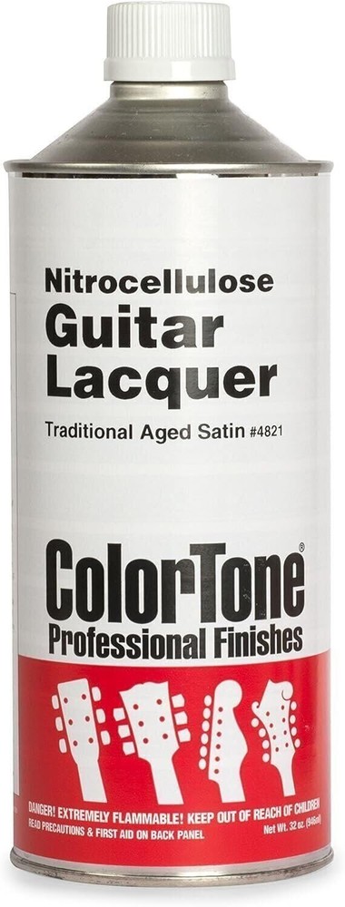 ColorTone Traditional Aged Satin Nitrocellulose Guitar Lacquer, 1-Quart Can