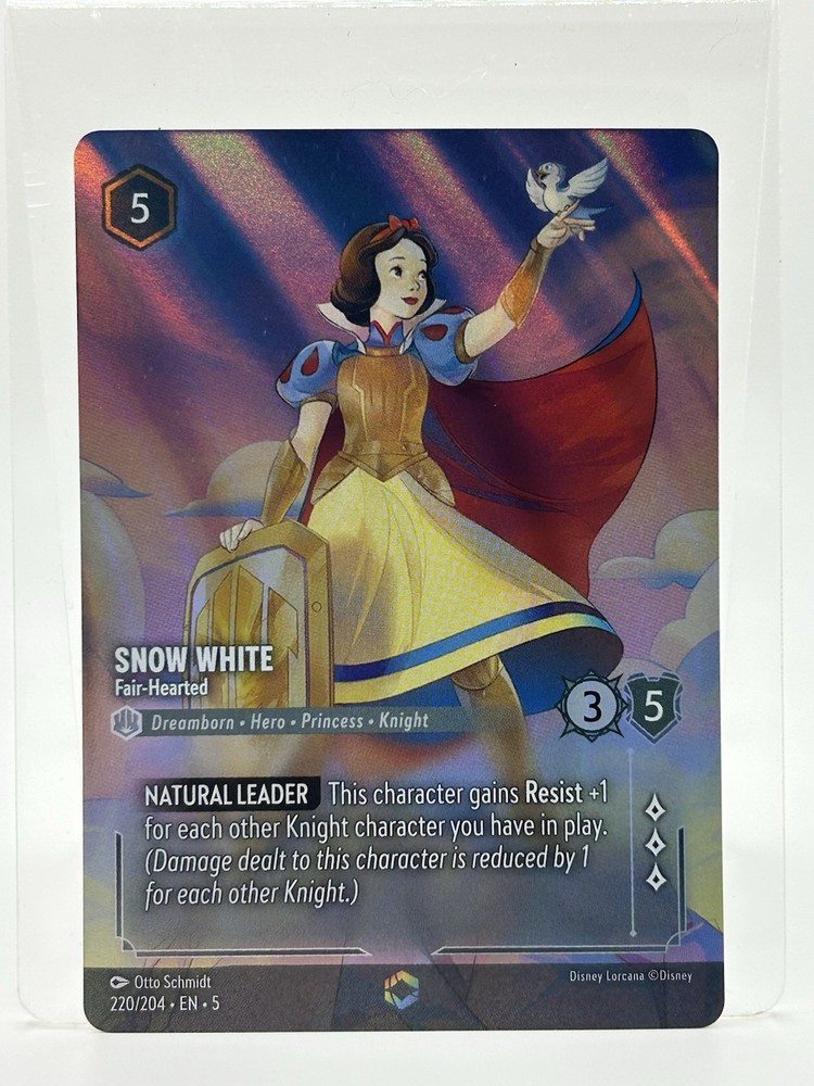 Snow White - Fair-Hearted Enchanted Foil 220/204 ENG - Disney Lorcana - NM