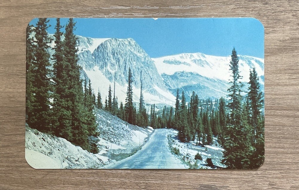 Highway 130 Snowy Range Medicine Bow National Forest Wyoming Postcard