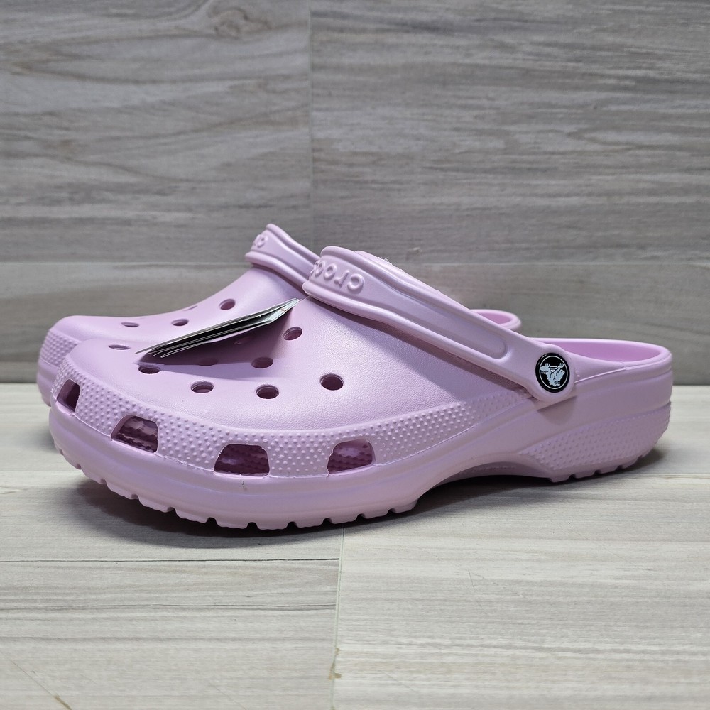 Crocs Unisex Classic Lightweight & Comfort Clog Ballerina Pink Womens 11 Mens 9
