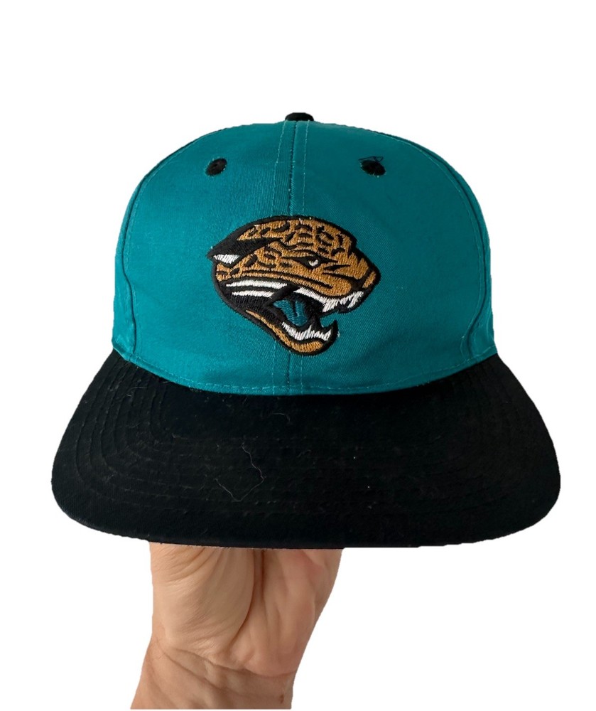 Jacksonville Jaguars Snapback Vintage Hat NFL Logo Athletic 1990s NFL Teal RARE