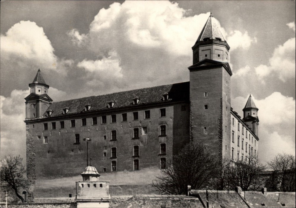 Bratislava Castle Bratislava Slovakia vintage postcard b436