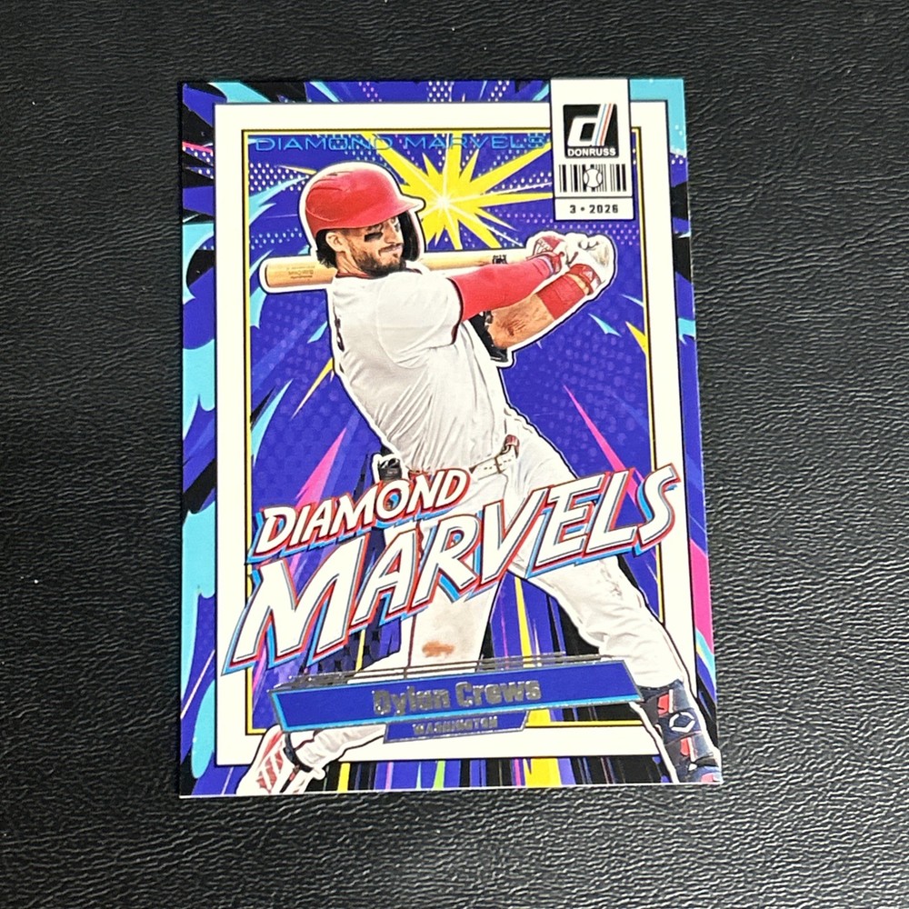 2026 Donruss Baseball Dylan Crews Diamond Marvels Washington Nationals