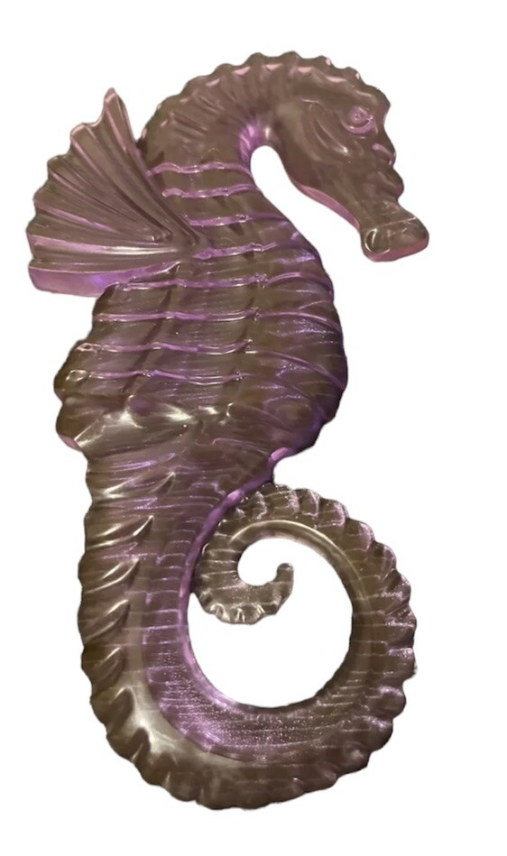 Handmade Resin Sea/Marine Life Seahorse Wall Decor - Custom Colors