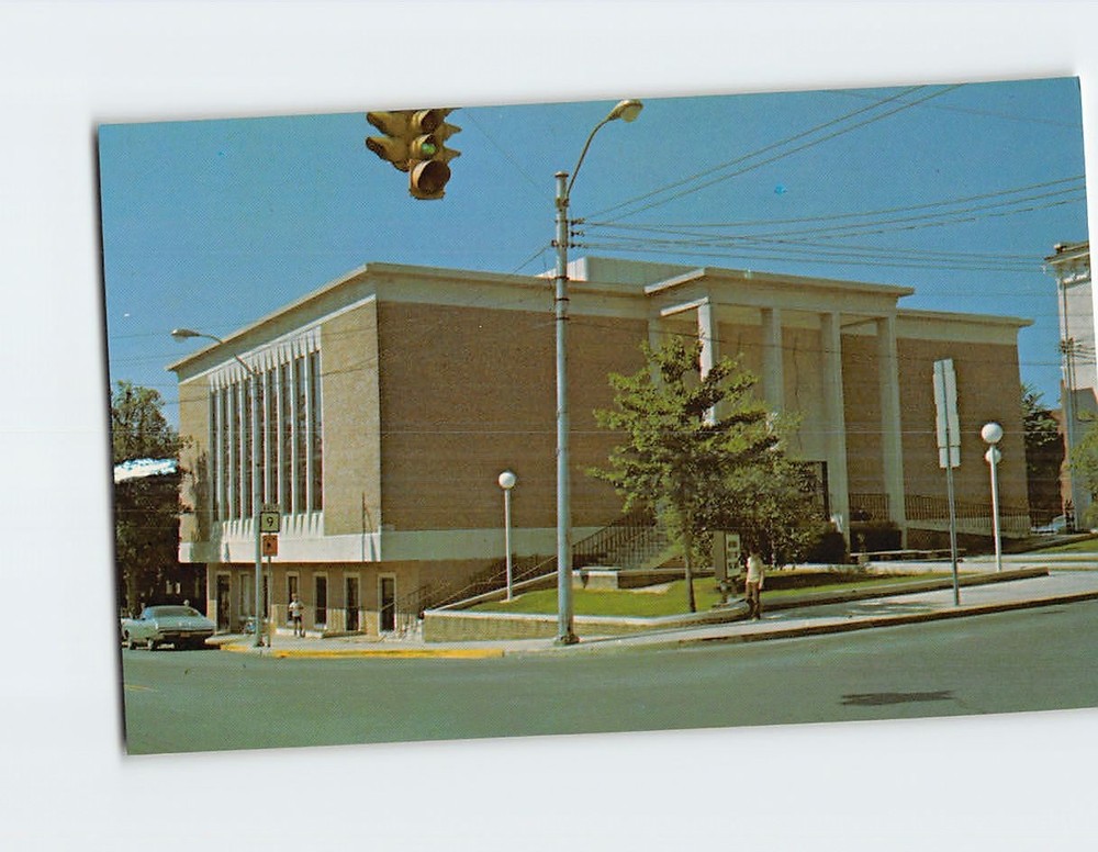 Postcard Martinsburg-Berkeley County Public Library West Virginia USA