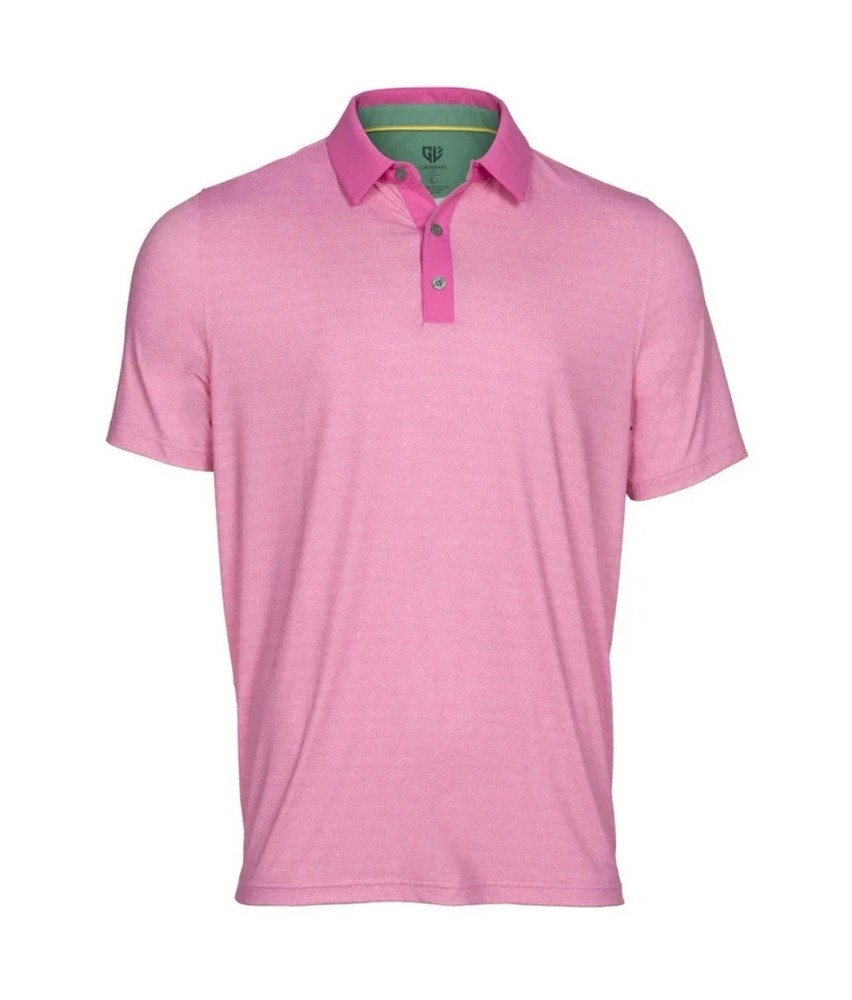 Graham Luxe golf Polo Shirt Mens XL  PINK BERRY Therry Polo