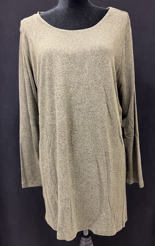 Women’s Old Navy Olive Green Knit Long Sleeve Maternity Tunic Size Large
