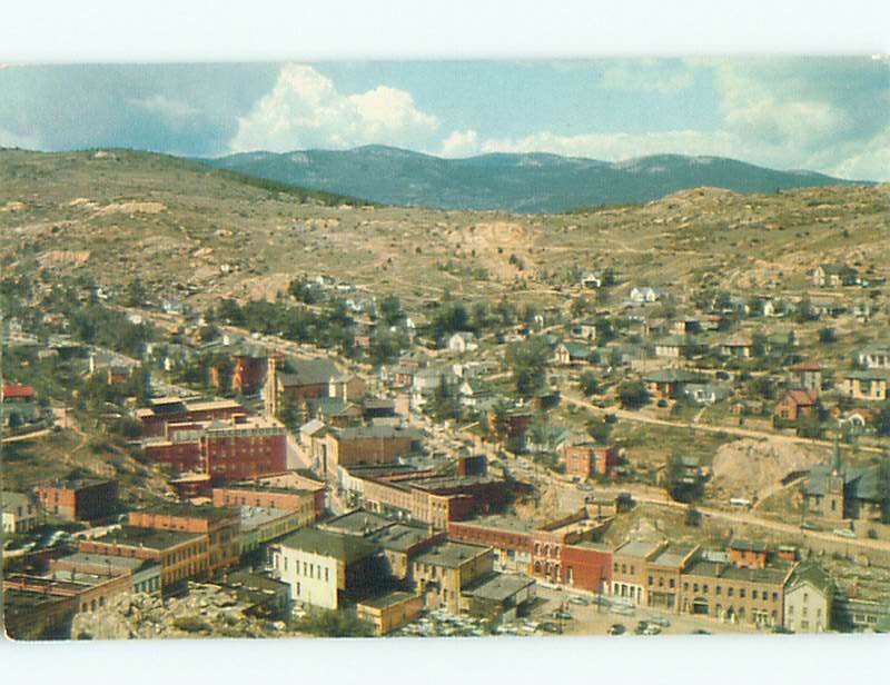 Unused Pre-1980 AERIAL VIEW OF TOWN Central City Colorado CO : clearance n2064