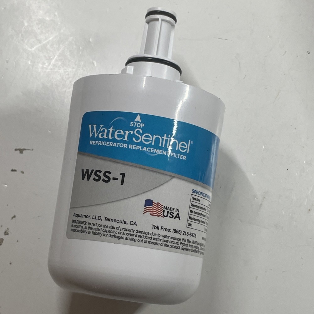 WaterSentinel WSS-1 Refrigerator Water Filter Replacement for Drinking Water NEW