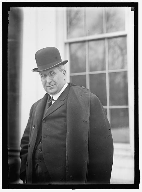 Photo:Lindley M Garrison 1913 Secretary of War Portrait Bowler Hat