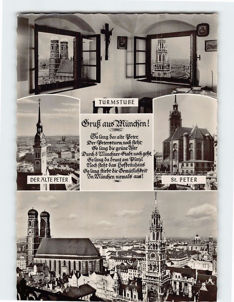 Postcard Gruss aus Munich Germany