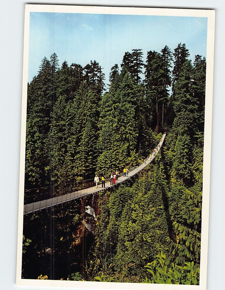 Postcard Capilano Suspension Bridge North Vancouver Canada
