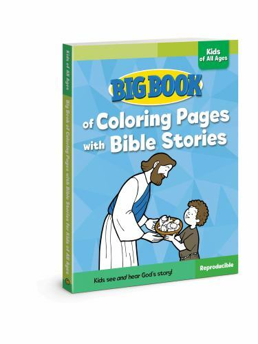 Big Book of Coloring Pages With Bible Stories for Kids of All Ages, Paperback...