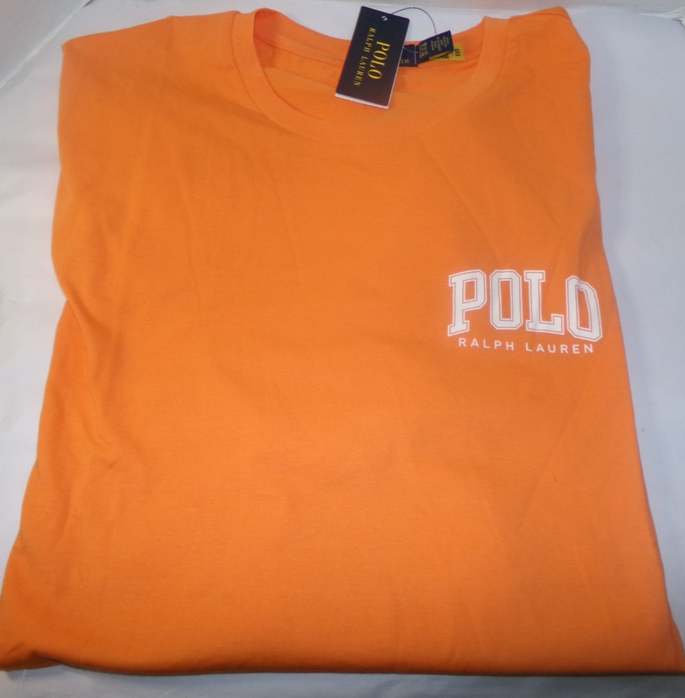 Mens Ralph Lauren Polo S/S T-Shirt~4X Big~Orange