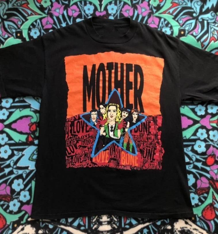 New Christmas Mother Love Bone Band Shine Gift Xmas Black S to 5XL Shirt VK148