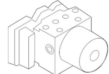 ABS Antilock Brake Pump Assembly for Kia Soul 2012-2013 Part 1377356-image